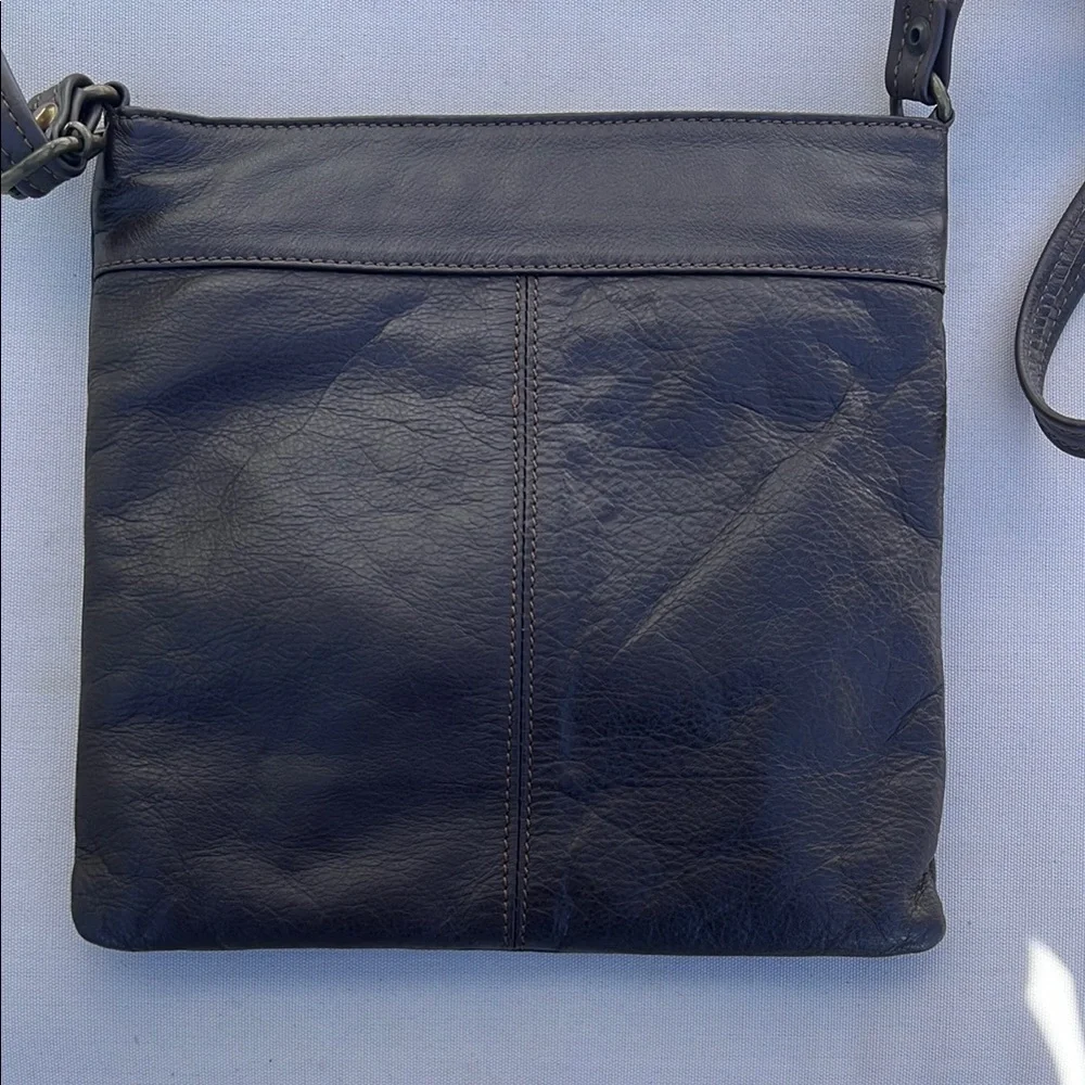 Avirex Brown Leather Crossbody Bag